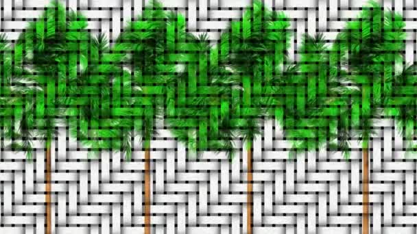 杨树植物3D渲染 — 图库视频影像