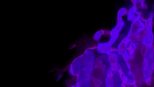 Абстрактный Фоновый Цифровой Рендеринг — стоковое видео