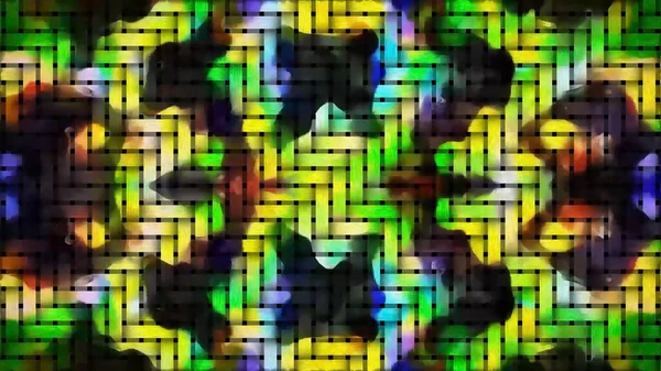 Geometrisches Abstraktes Muster Digitales Rendering — Stockfoto