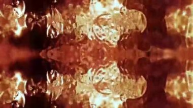 Sıcak Yanan Arkaplan Dijital Hazırlama