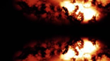 Sıcak Yanan Arkaplan Dijital Hazırlama