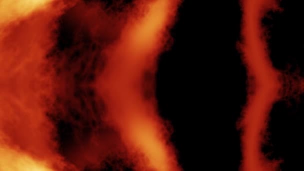 Digitales Representación Abstracto Caliente Fuego Hermoso Fondo — Vídeos de Stock
