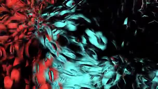 Abstract Levendige Bubbly Achtergrond Digitale Rendering — Stockvideo