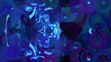 Soyut Canlı Arkaplan Dijital İllüstrasyon