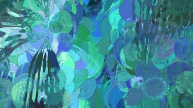 Soyut Canlı Arkaplan Dijital İllüstrasyon