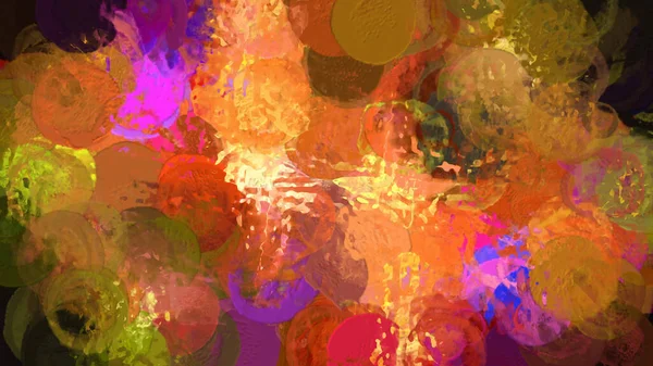 Abstract Vibrant Background Digital Illustration — Stock Photo, Image