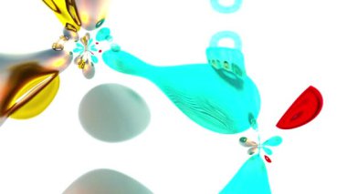 Soyut Canlı Arkaplan Dijital Hazırlama