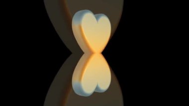 Romantik Kalp Arkaplanı 3B Hazırlama