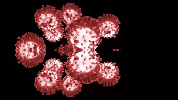 Corona Virus Covid Pandemic Rendering — стокове фото