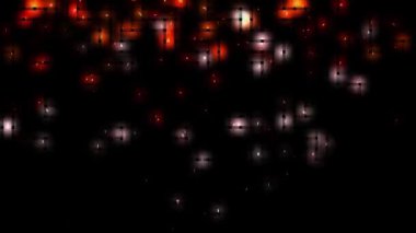 Parıldayan Vibrant Küreler Soyut Arkaplan Dijital Hazırlama