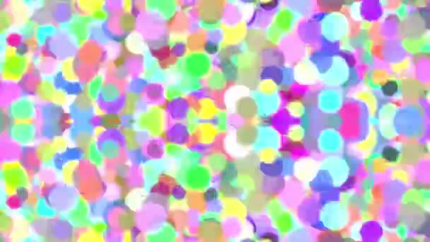 Блиск Яскравих Сфер Абстрактний Фон Цифрове Рендерингу — стокове відео