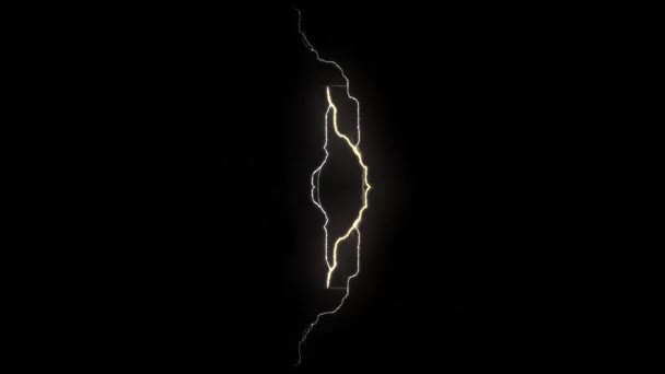 Lighting Electric Background Digital Rendering — Vídeo de stock