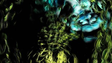 Botanik Soyut Arkaplan Dijital Hazırlama