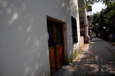 Bu Çin 'de bir yerleşim bölgesinde bir ev.