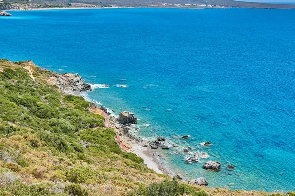 Beau Paysage Naturel Menant Plage Kaladi Île Kythira Grèce — Photo