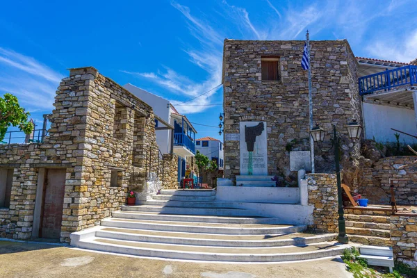 Beautiful Scenery Old Village Chora Alonissos Island Greece Traditional Architectural — Stock Photo, Image