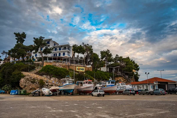 Beautiful Seaside Town Patitiri Alonissos Island Greece Europe — Stock Photo, Image