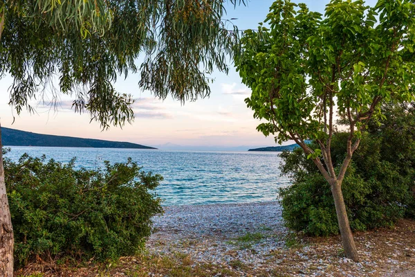 Der Berühmte Strand Von Agios Dimitrios Auf Der Insel Alonissos — Stockfoto