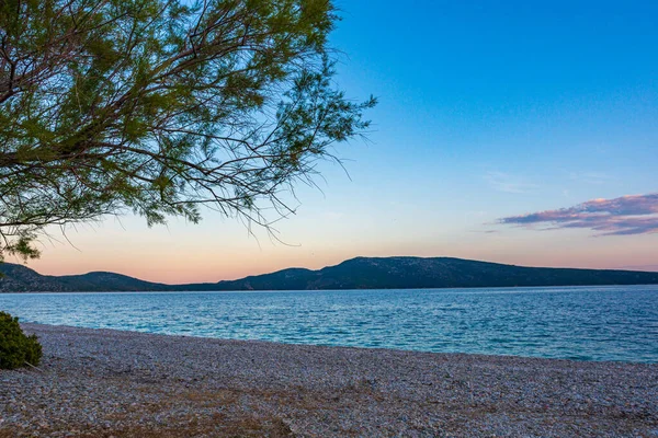 Famosa Praia Ágios Dimitrios Ilha Alonissos Sporades Grécia — Fotografia de Stock