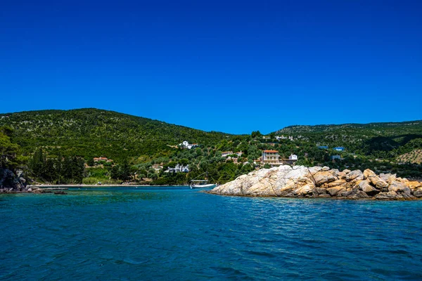 Seaside View Agios Petros Saint Peter Coastal Village Eastern Alonissos — Stock fotografie