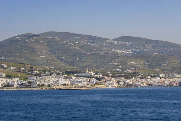 Beautiful View Island Tinos Deck Ferry Boat Sporades Greece Europe — Stockfoto