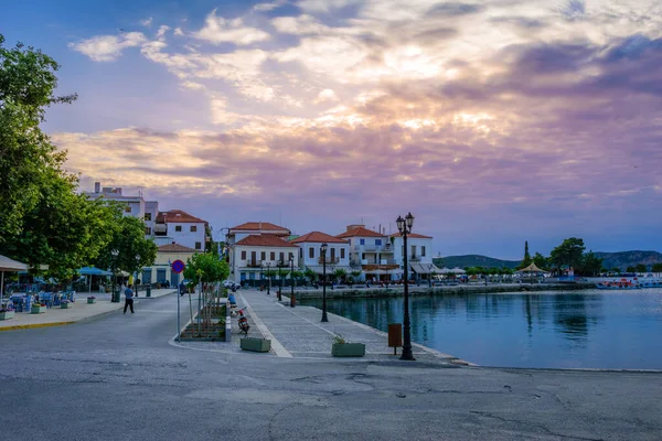 Urban Pohled Krásné Přímořské Město Pylos Nachází Západní Messenia Peloponés — Stock fotografie