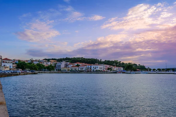 Urban View Beautiful Seaside City Pylos Located Western Messenia Peloponnese — Stockfoto