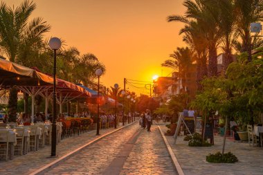 Summer scenery from the seaside village of Gialova near Pylos city in Messinia, Peloponnese, Greece, Europe