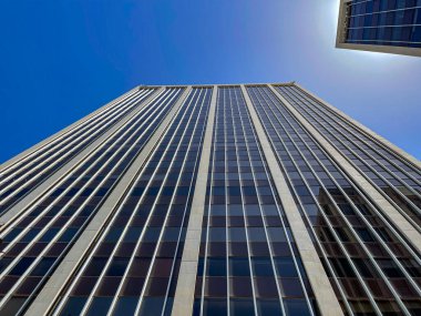 The iconic tower of Athens, Greece. It is the tallest structure in Metropolitan dense populated area in Kifisias and Alexandras avenues in Attica, Greece, Europe
