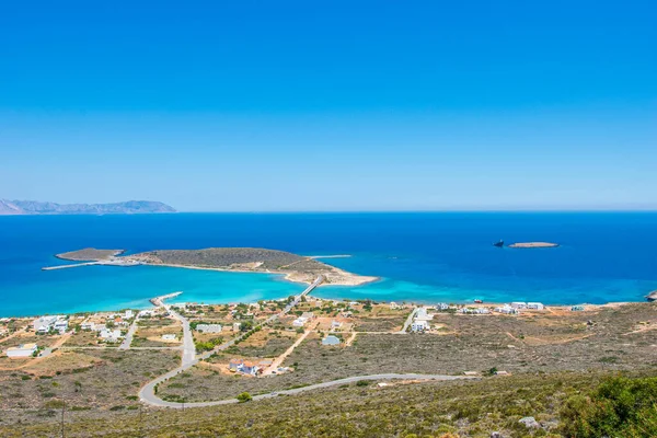 Панорамный Вид Деревню Офелия Острове Китира Греция Европа — стоковое фото