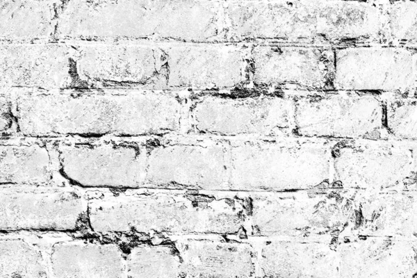 Texture Brick Wall Can Used Background Brick Texture Scratches Cracks — Stock Photo, Image