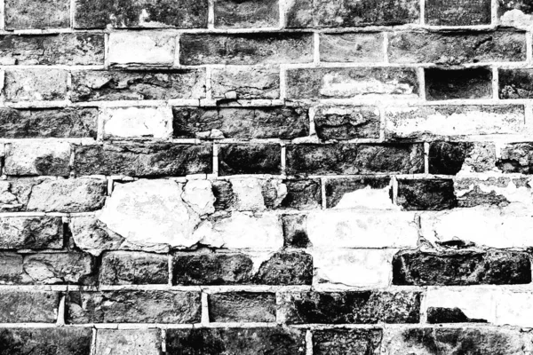 Texture Brick Wall Can Used Background Brick Texture Scratches Cracks — Stock Photo, Image
