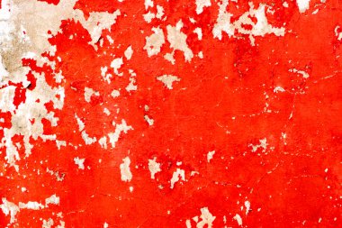 Doku, duvar, beton, arka plan olarak kullanılabilir. Çizik ve çatlaklarla dolu bir duvar parçası.