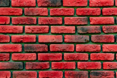 Doku, tuğla, duvar, arka plan olarak kullanılabilir. Çizik ve çatlaklarla tuğla dokusu