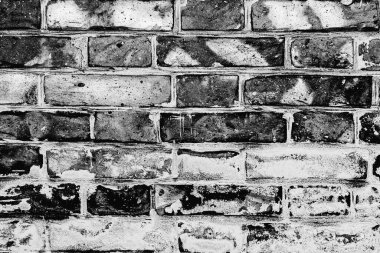Doku, tuğla, duvar, arka plan olarak kullanılabilir. Çizik ve çatlaklarla tuğla dokusu