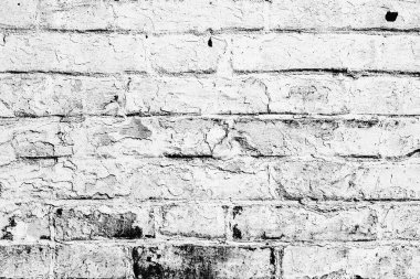 Doku, tuğla, duvar, arka plan olarak kullanılabilir. Çizik ve çatlaklarla tuğla dokusu