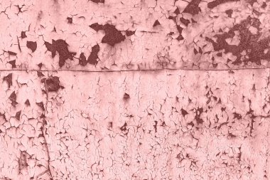 Çatlakları ve çizikleri olan metal bir duvarın dokusu arka plan olarak kullanılabilir.