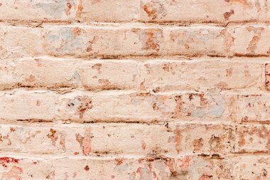 Doku, tuğla, duvar, arka plan olarak kullanılabilir. Çizik ve çatlaklarla tuğla dokusu