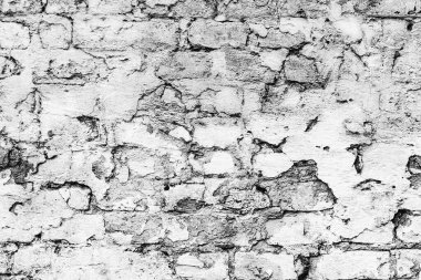 Doku, tuğla, duvar, arka plan olarak kullanılabilir. Çizik ve çatlaklarla tuğla dokusu