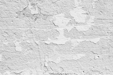 Doku, duvar, beton, arka plan olarak kullanılabilir. Çizik ve çatlaklarla dolu bir duvar parçası.