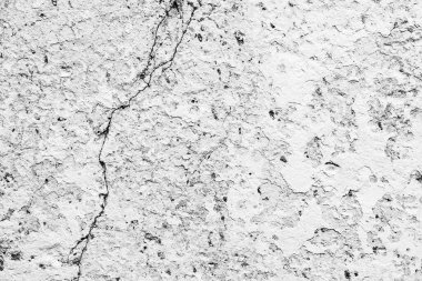 Doku, duvar, beton, arka plan olarak kullanılabilir. Çizik ve çatlaklarla dolu bir duvar parçası.