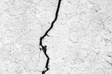 Doku, duvar, beton, arka plan olarak kullanılabilir. Çizik ve çatlaklarla dolu bir duvar parçası.