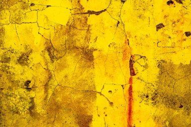 Doku, duvar, beton, arka plan olarak kullanılabilir. Çizik ve çatlaklarla dolu bir duvar parçası.