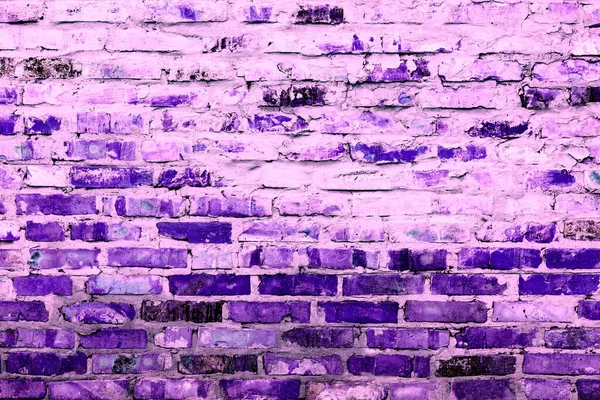 Texture Brick Wall Can Used Background Brick Texture Scratches Cracks — Stock Photo, Image