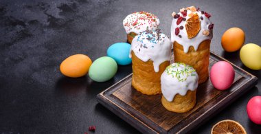 Mutlu Paskalya bayramları, masa yemeği, açık hava manzarası fotokopi, arka plan, köy yemekleri.