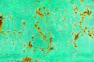 Arkaplan olarak kullanılabilecek çizik ve çatlaklarla metal doku