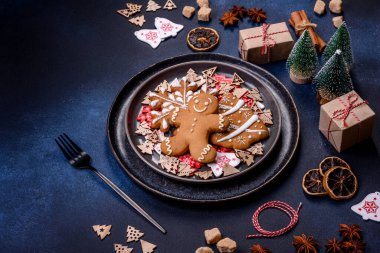 Christmas, New Year, DIY, holidays preparation and creativity concept. Getting ready to celebration