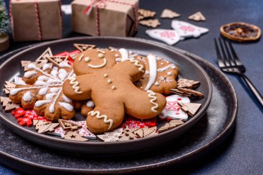 Christmas, New Year, DIY, holidays preparation and creativity concept. Getting ready to celebration