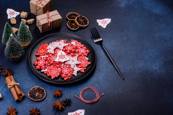 Christmas, New Year, DIY, holidays preparation and creativity concept. Getting ready to celebration