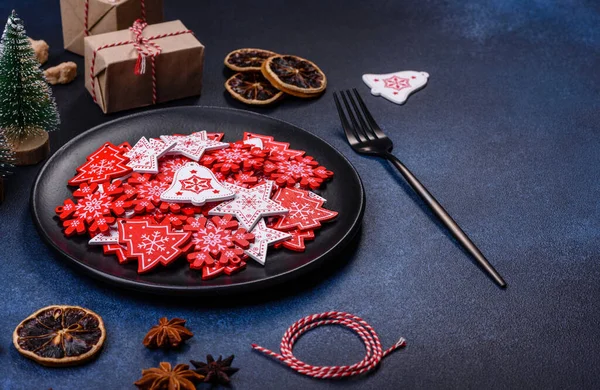 Christmas, New Year, DIY, holidays preparation and creativity concept. Getting ready to celebration